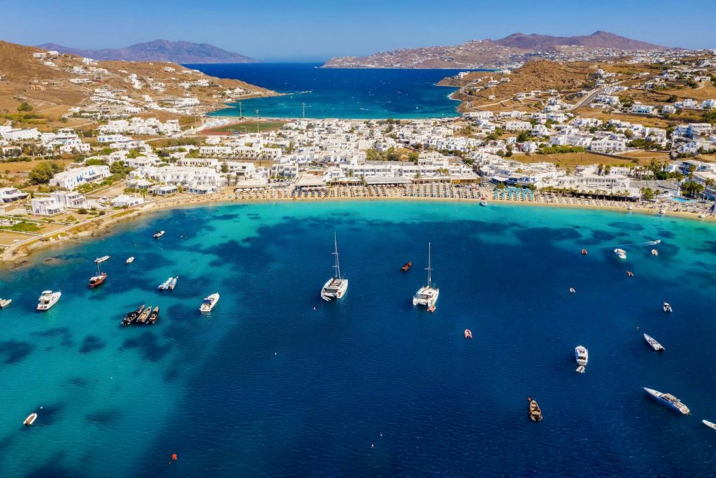 luxury transfer to ornos beach mykonos