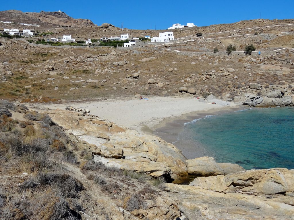 private transportation with van to tsagari beach mykonos